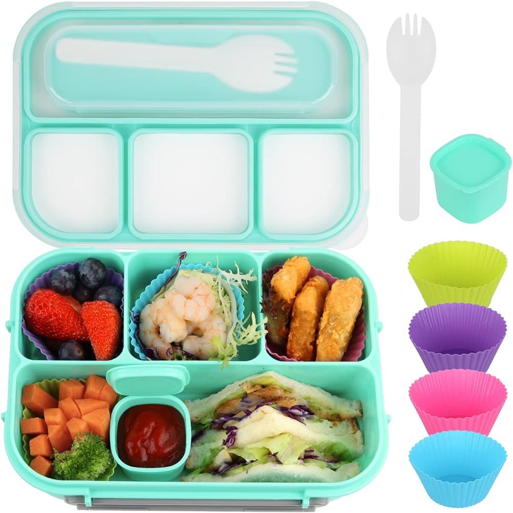 Bento Lunch Box Adult Lunch Box, Lunch Box Kids, Lunch Containers for Adults/Kids/Students,1300ML... | Amazon (US)