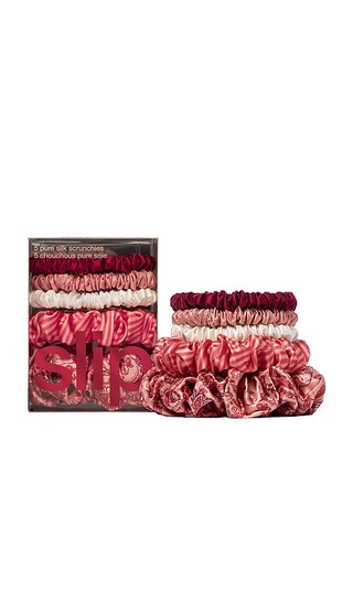 Assorted Scrunchies Set Of 5 in Harriet | Revolve Clothing (Global)