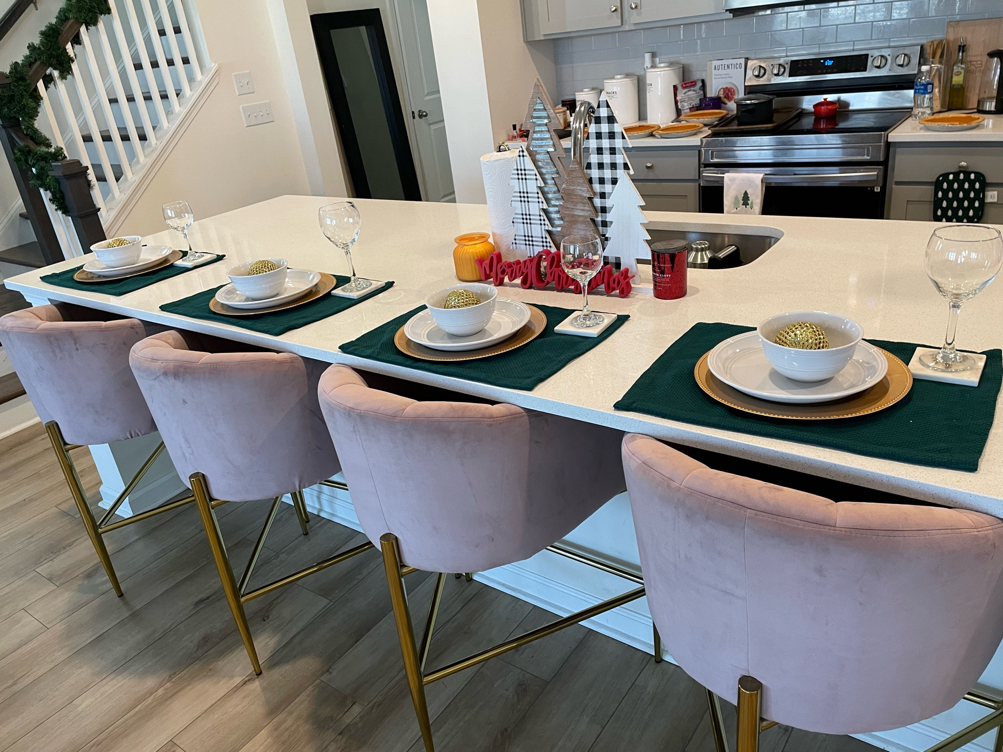 I love my Soft Rose Pink color bar stools! They fit perfectly for my kitchen island, which is a little over 10’.

#LTKStyleTip #LTKBeauty #LTKHome