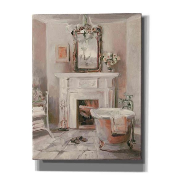 French Bath IV Gray and Blush by Marilyn Hageman Canvas Wall | Etsy | Etsy (US)
