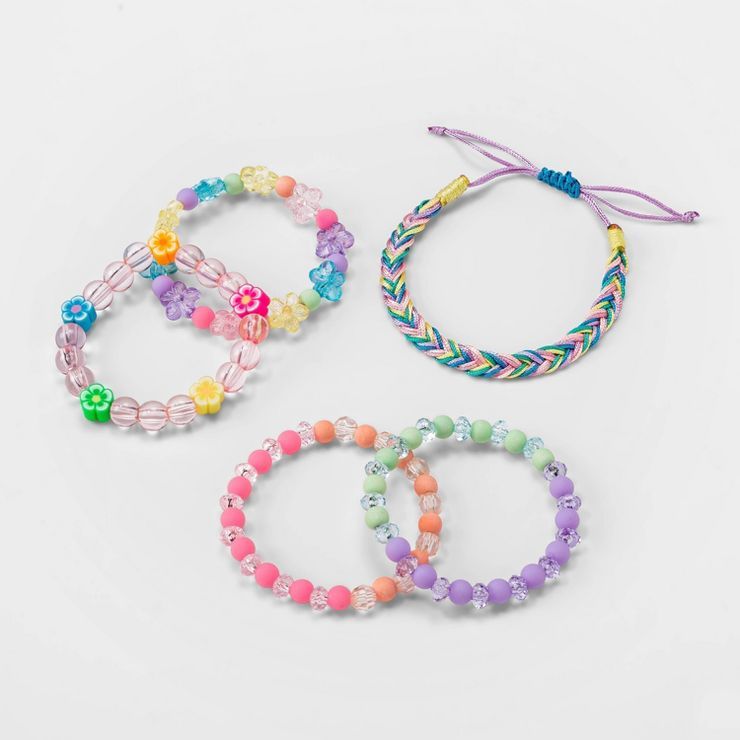 Girls' 5pk Friendship Bracelet Set - Cat & Jack™ | Target
