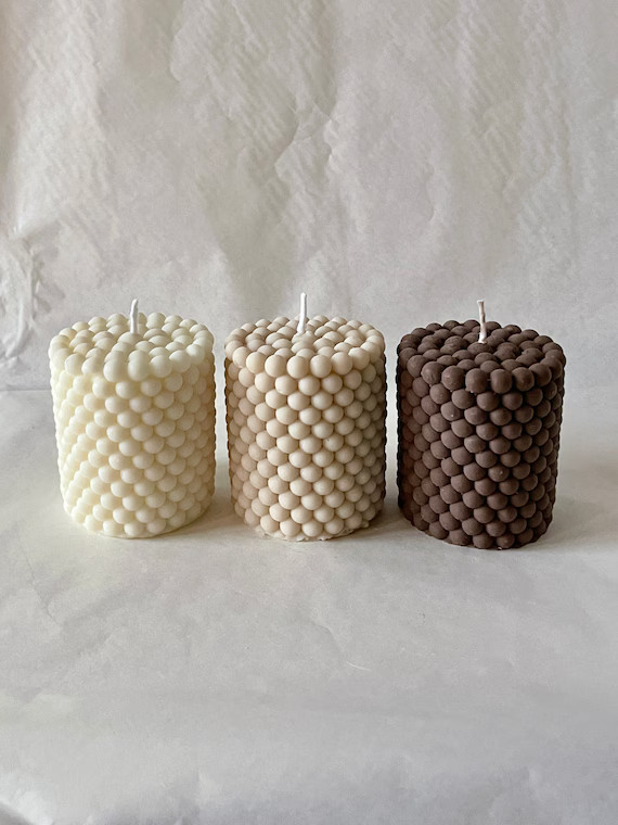 PEARL Candle  VEGAN  Pearl Candle  Bubble Candle  | Etsy | Etsy (US)