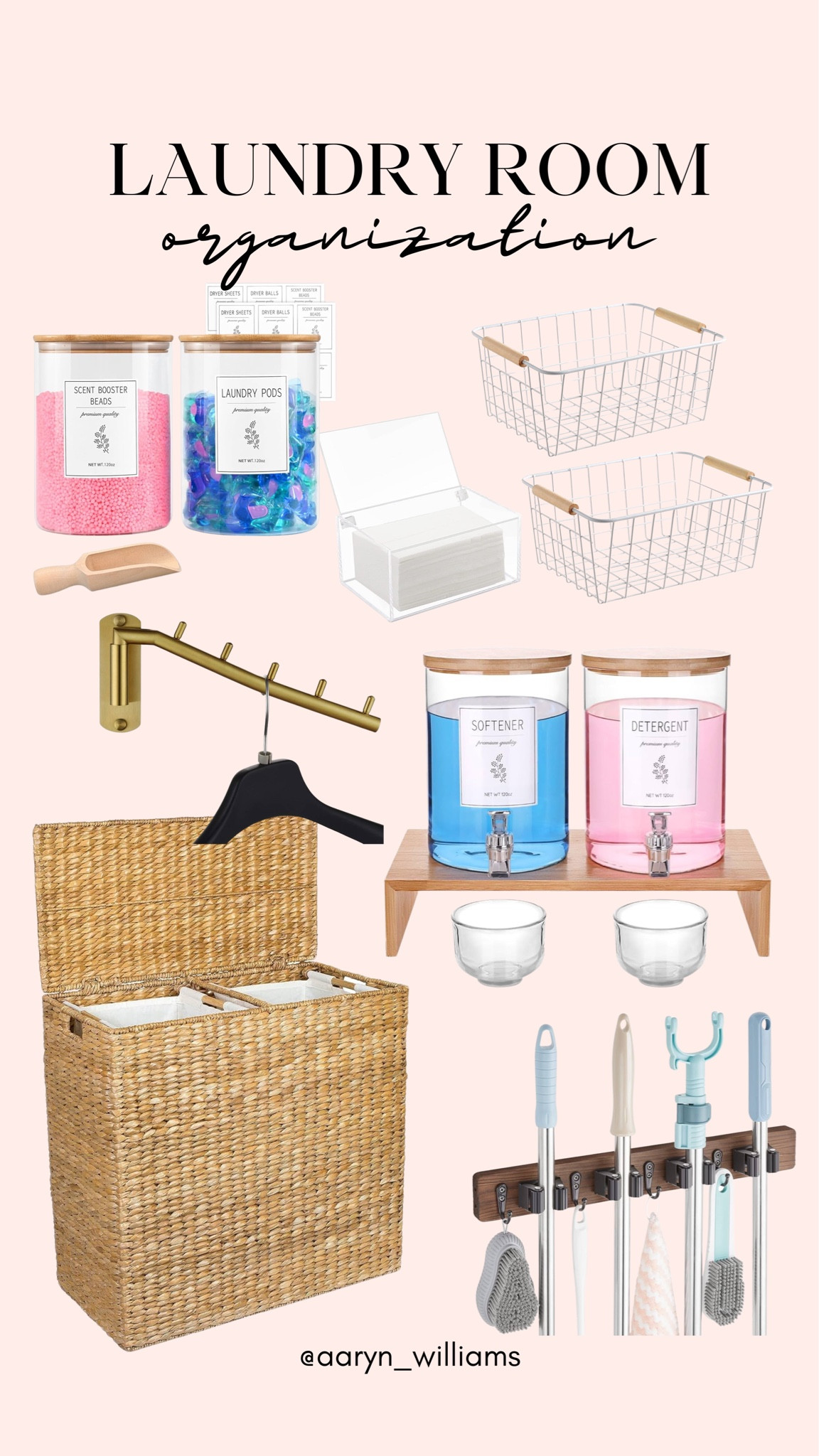 Aesthetic laundry room organization 🧺✨ 

#LTKfamily #LTKfindsunder50 #LTKhome