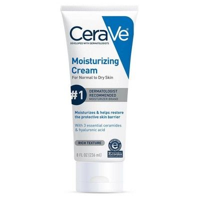 CeraVe Moisturizing Cream For Normal To Dry Skin - 8 fl oz | Target