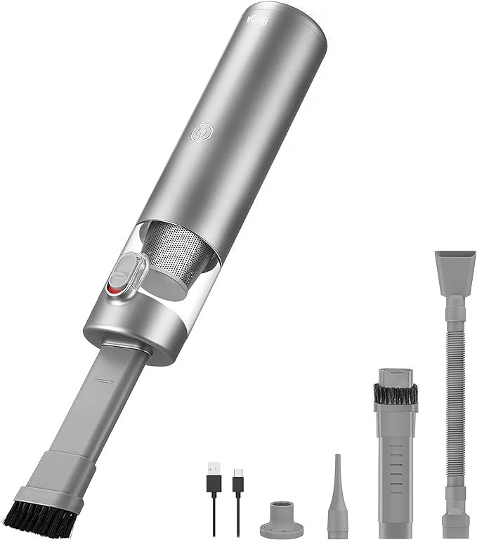 Brigii Crevice Vacuum, Handheld Vacuum & Air Duster & Hand Pump 3 in 1, Cordless Mini Vacuum, 3 K... | Amazon (US)