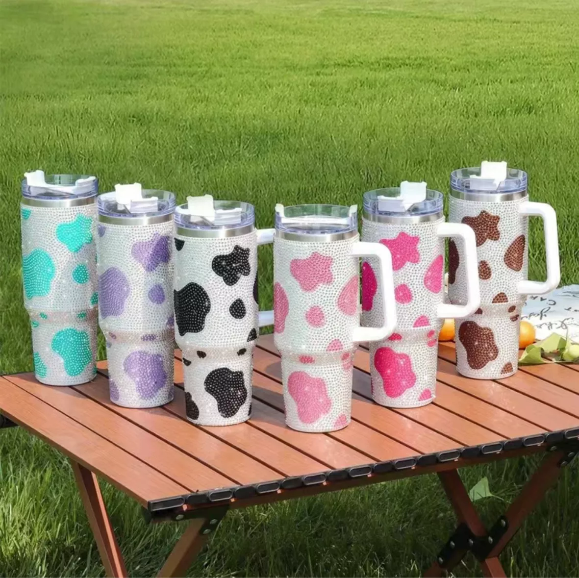 1pc, Cow Print Tumbler With Lid … curated on LTK