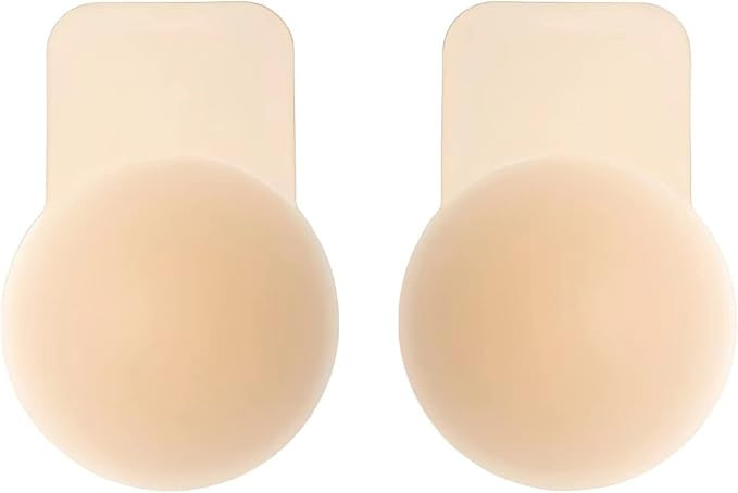 Added Lift Silicone Nipple Covers Adhesive Bra Invisible Strapless Sticky Bra Petals Breast Lift ... | Amazon (US)