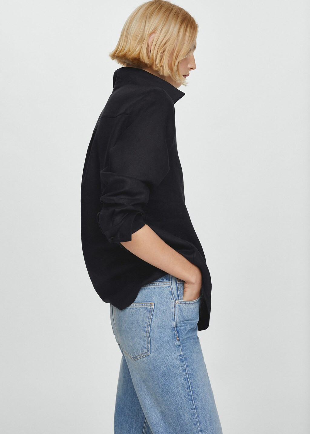 Search: Black linen shirt (3) | Mango United Kingdom | MANGO (UK)