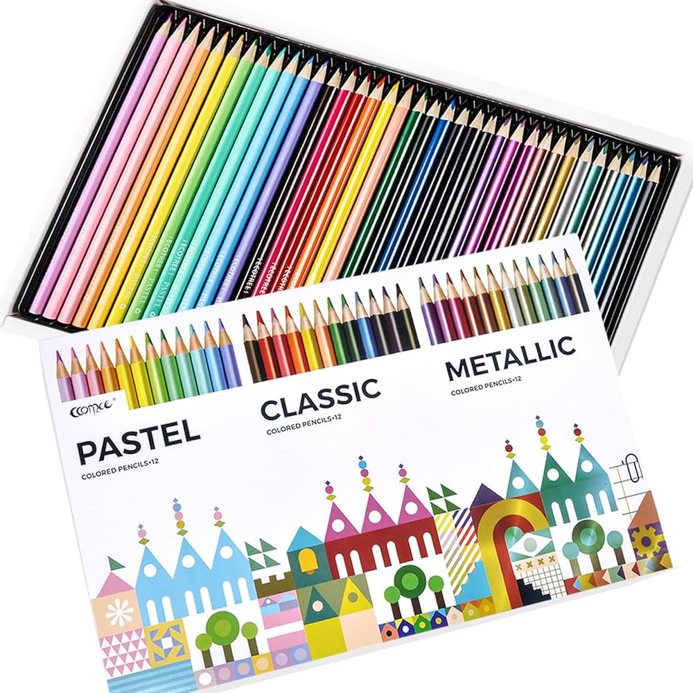 ECOTREE Colored Pencils - Drawing Pencils Colored Pencils for Adult Coloring Colored Pencils Bulk... | Amazon (US)