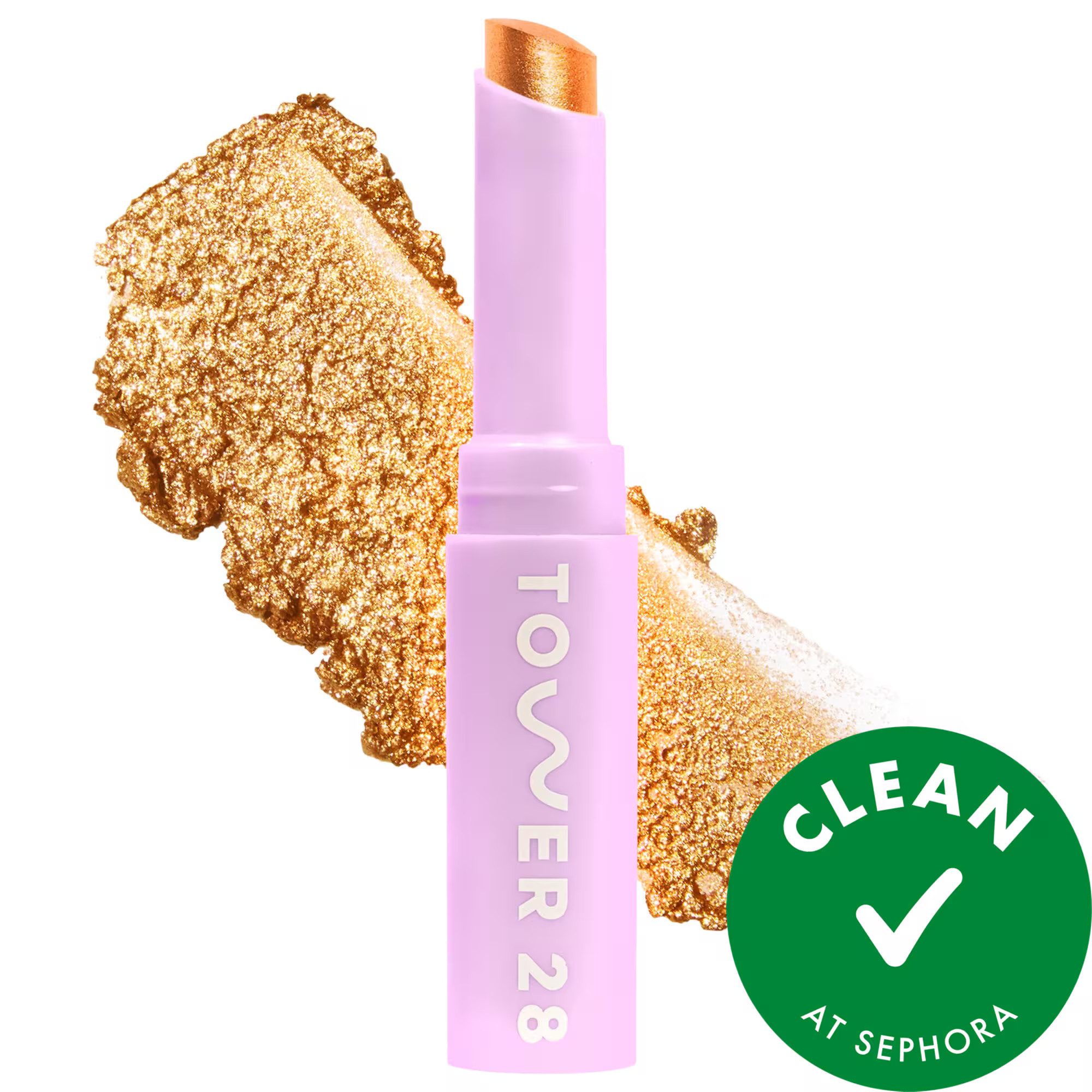 Tower 28 Beauty GoGo Cooling Shimmer 8H Eyeshadow Stick Bungalow 0.09 oz/2.8 g | Sephora (US)
