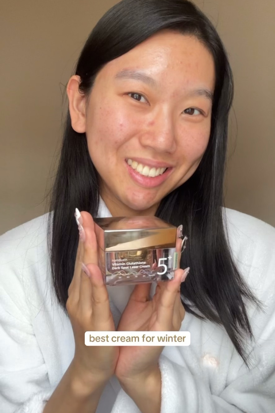 a rich cream that absorbs well is a winter must have!

numbuzin no 5+ vitamin glutathione dark spot laser cream is amazing for revitalizing the skin and evening skin tone

numbuzin no 5+ line
numbuzin no 5 vitamin concentrated serum
numbuzin no 5 vitamin spotlight sheet mask
numbuzin no 5 vitamin glutathione dark spot laser cream
numbuzin no 5 vitamin niacinamide concentrated pad
numbuzin dark spot serum
numbuzin brightening serum 
vitamin c 
what is glutathione
what is niacinamide
how to brighten complexion
how to fade dark spots
amazon beauty 
best kbeauty on amazon
kbeauty must haves on amazon
hyperpigmentation 
post acne marks
post inflammatory hyperpigmentation 
pih
dark spots

#LTKBeauty #LTKGiftGuide #LTKSeasonal