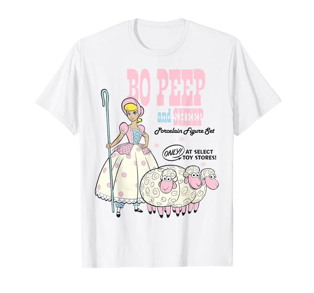 Disney Pixar Toy Story 4 Bo Peep and Sheep Advertisement T-Shirt | Amazon (US)