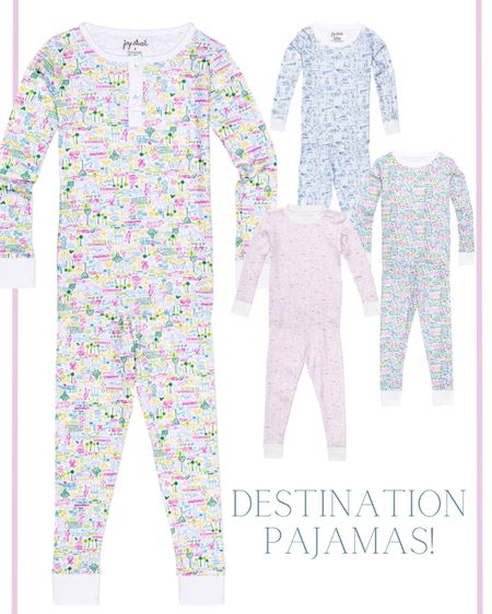 hand drawn destination pajamas! These are so perfect for any spring break destinations coming up! Palm Beach, Charleston, New York, Dallas, Hamptons, Cape Cod and more! Also check out the women’s and dresses in these fun hand drawn prints as well!

#LTKkids #LTKtravel #LTKbaby