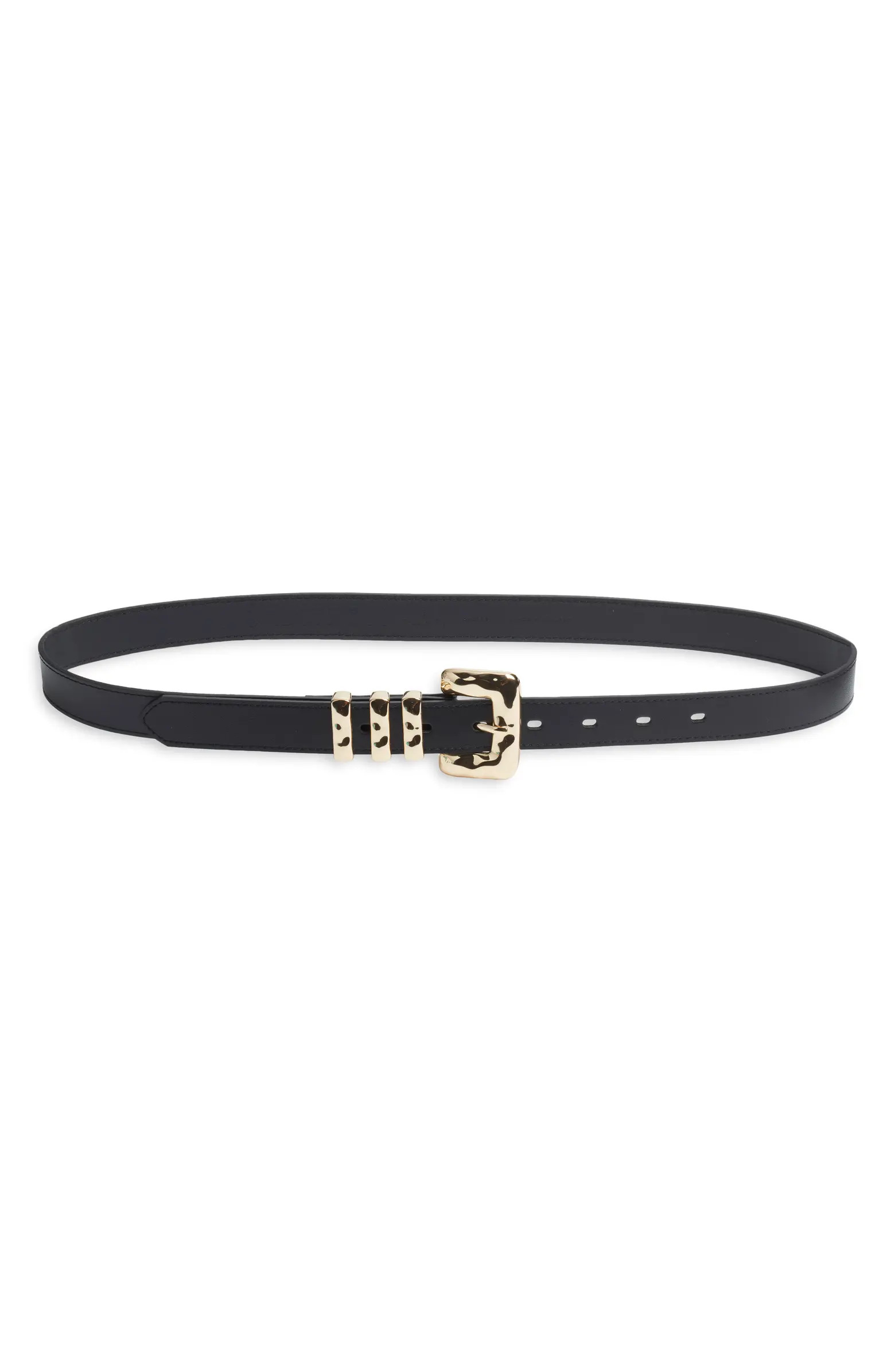 Molten Buckle Leather Belt | Nordstrom