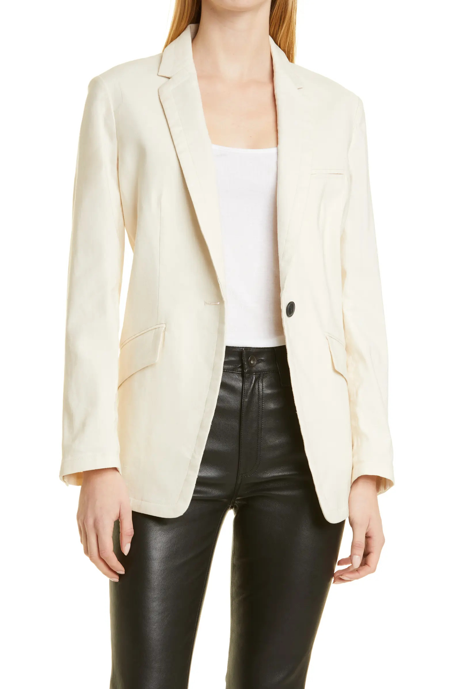 Margot Linen Blend Blazer | Nordstrom