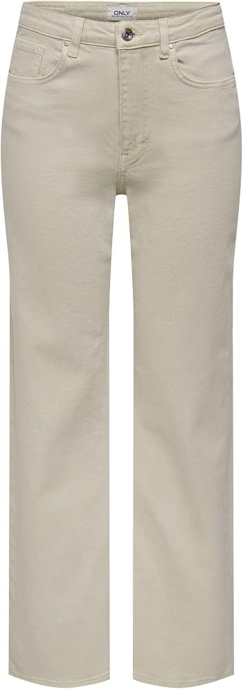ONLY Women's Onljuicy Hw Wide Leg DNM Reabox Noos Jeans | Amazon (UK)