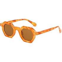 FEISEDY Octagon Sunglasses for Women - Thick Frame Fashion Rectangle Sun Glasses - Summer UV400 P... | Amazon (US)