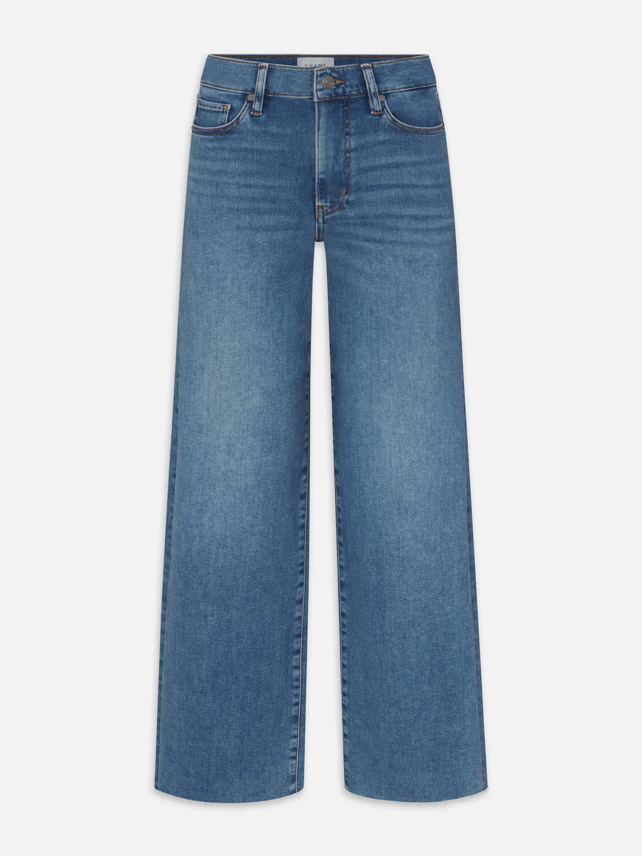 LE PIXIE SLIM PALAZZO FLIP RAW AFTER | Frame Denim