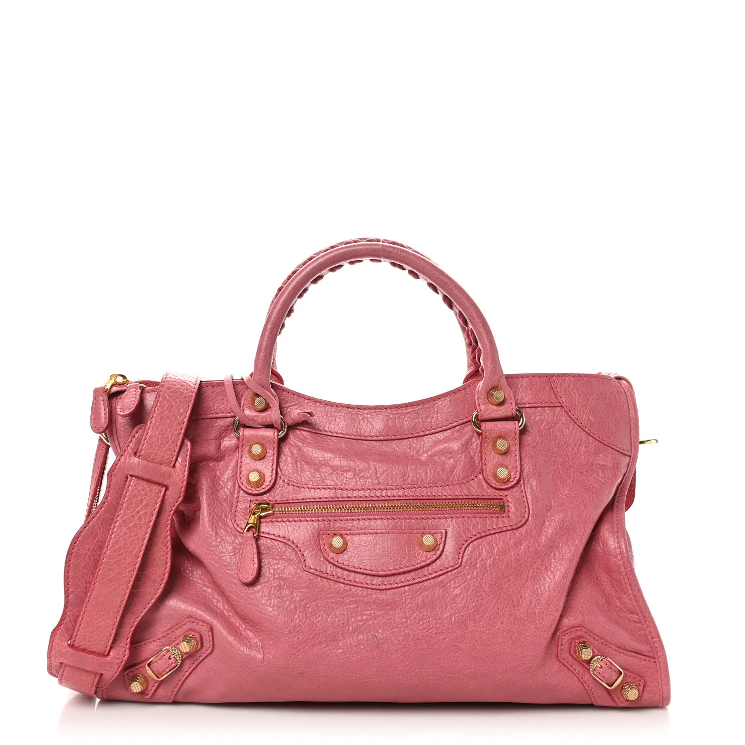 Agneau Giant 12 Gold Hardware City Rose Bombon Raspberry | FASHIONPHILE (US)