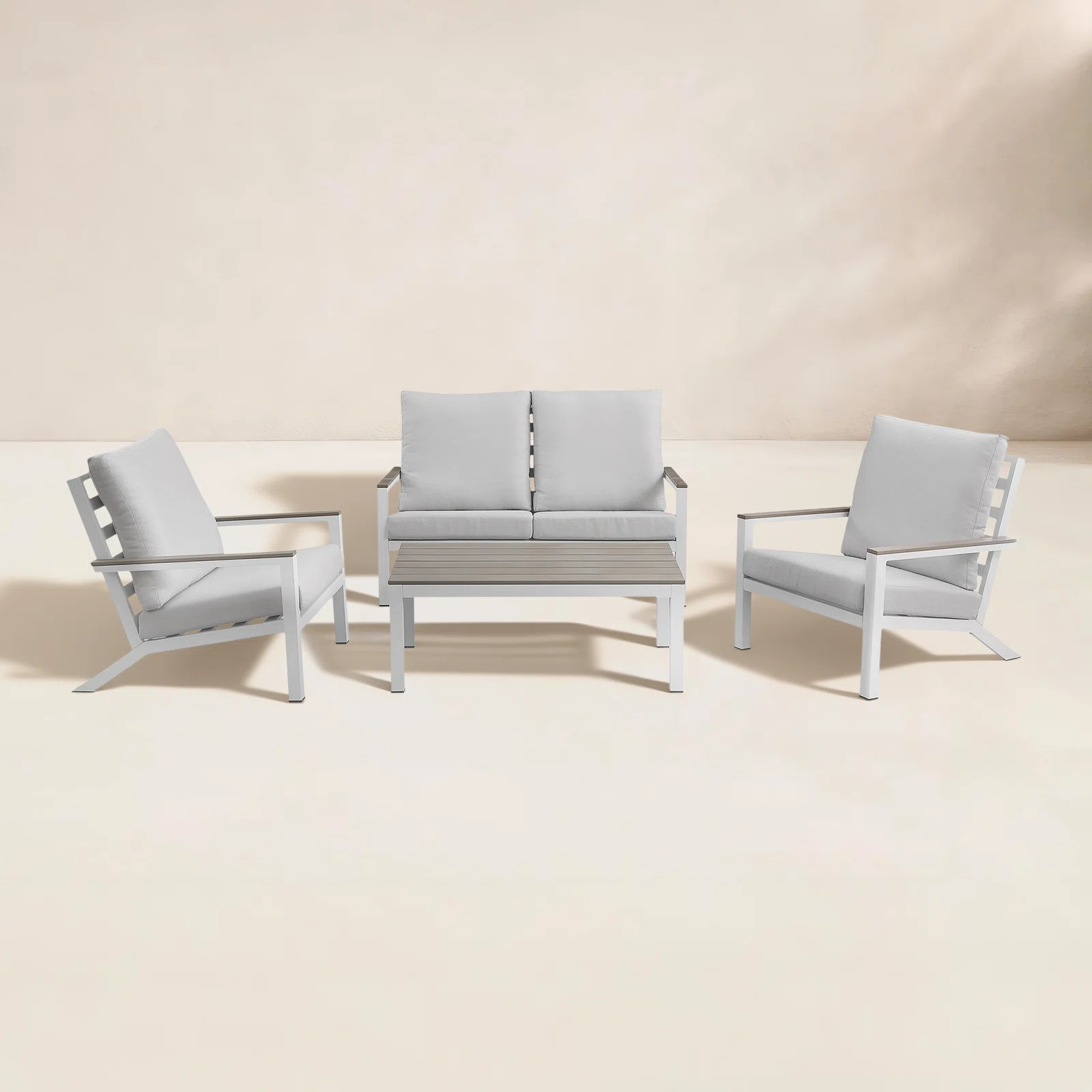 Landing 4 Piece Sofa Seating Group with Cushions  (Set of 4) | Birch Lane