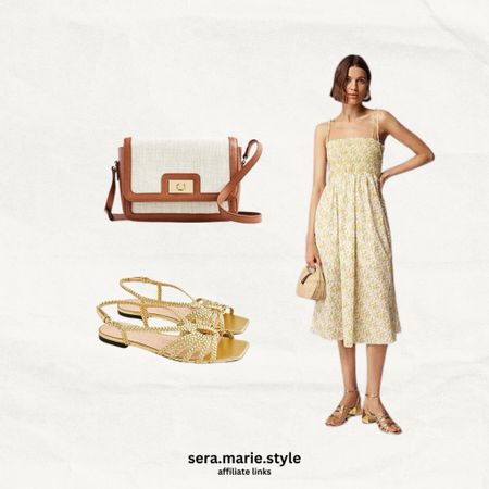 JCrew style 
New arrivals 
Yellow dress 
Gold sandals 
Summer outfit 
Yellow dress 
Vacation dress 
Europe vacation outfit 
Ivory saddle bag 
Spanish canvas purse 
Summer style 

#LTKTravel #LTKStyleTip #LTKShoeCrush