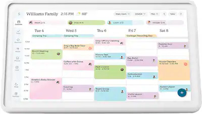 Skylight - Calendar 2: 15 Inch Touchscreen Smart Calendar and Chore Chart - White | Best Buy U.S.