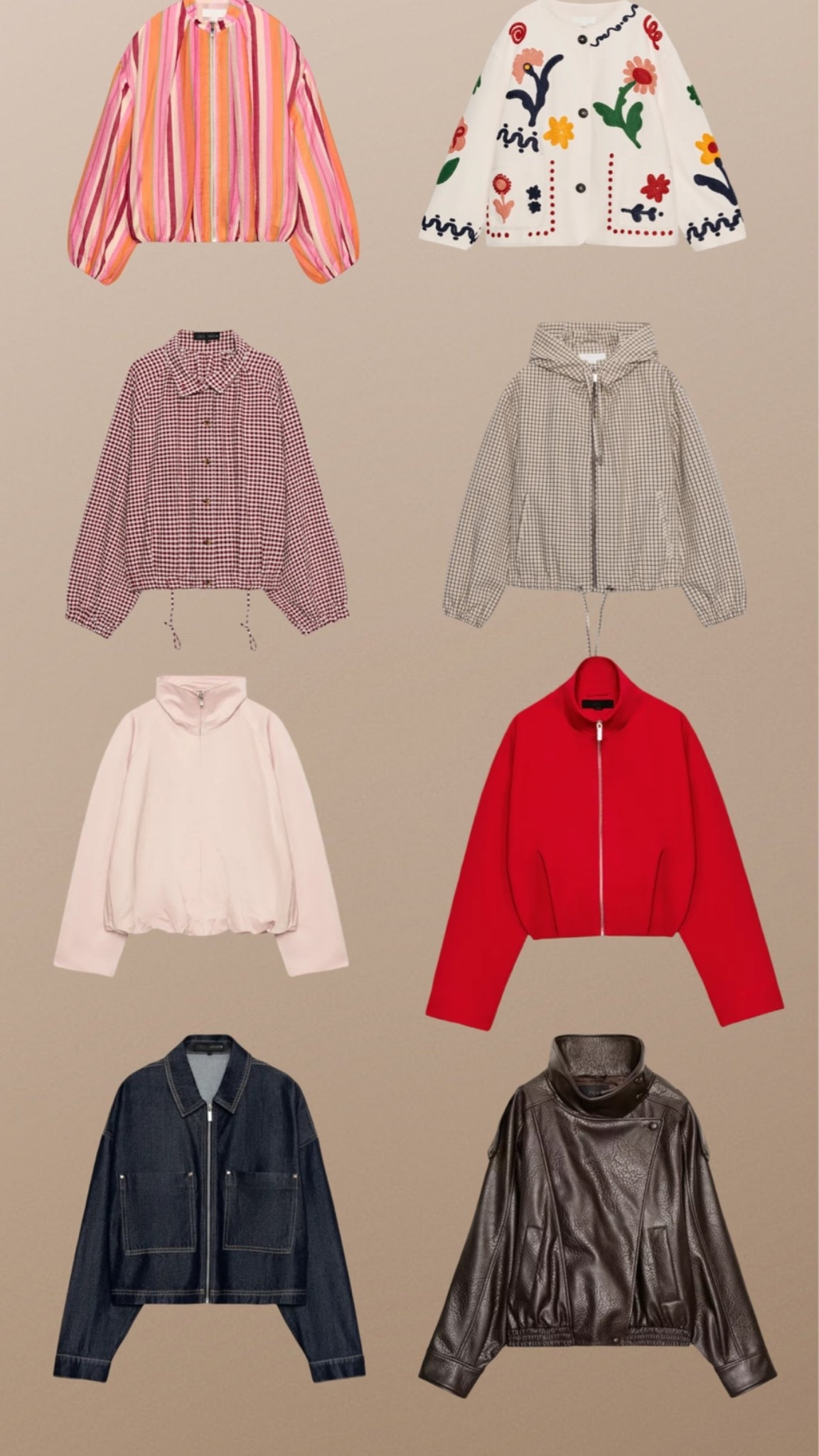 New in Zara jackets