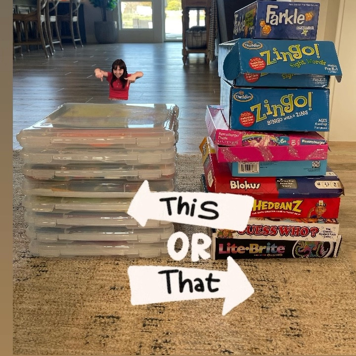 These are the best game containers. They often go viral, and for good reasons! So easy to store, thin, sturdy, convenient. 

#LTKHome #LTKKids #LTKFamily