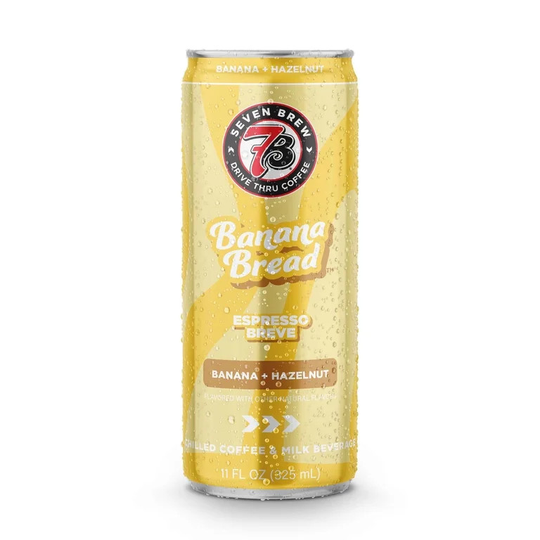 7 Brew Banana Bread Chilled Espresso Breve Ready to Drink Coffee, 11 fl oz Can | Walmart (US)