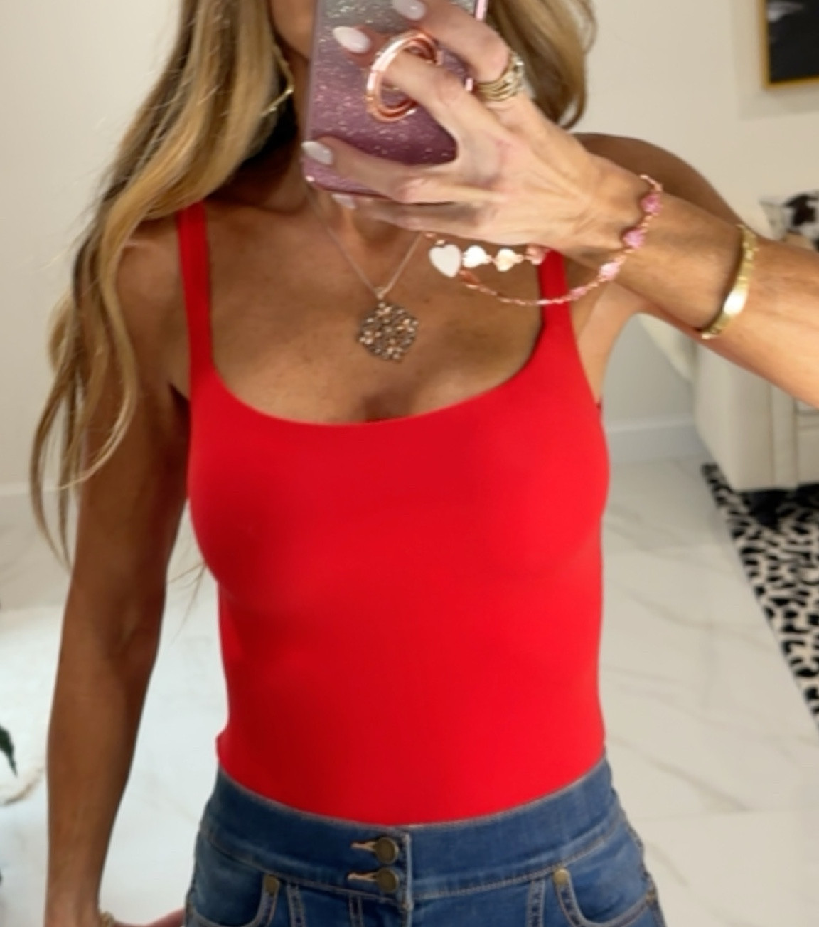 ✨Skims… Best Seller. Most comfy bodysuit. “Feels like nothing..looks like everything. 
I’m wearing size small. 

#LTKootd #LTKOver40 #LTKSaleAlert