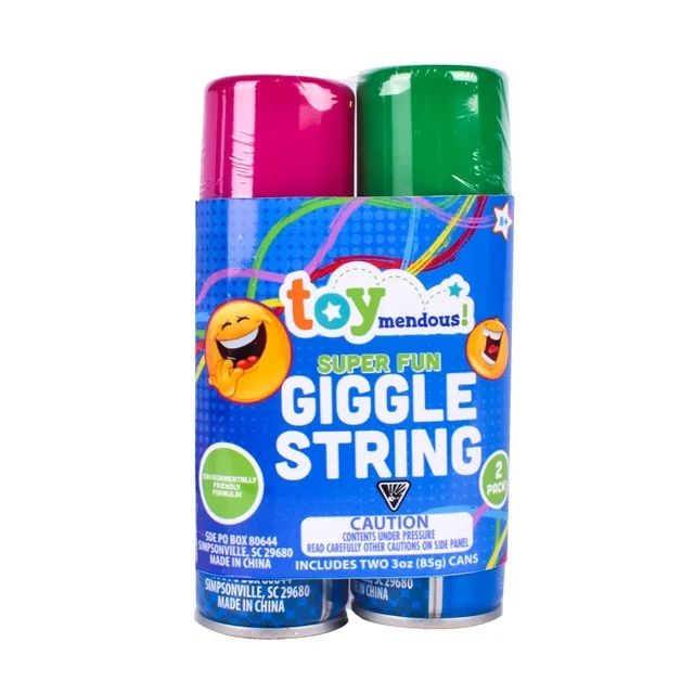 Toymendous Giggle String 2-Pack 3 oz - Bright Colors-Perfect for Any Party or Celebration | Walmart (US)