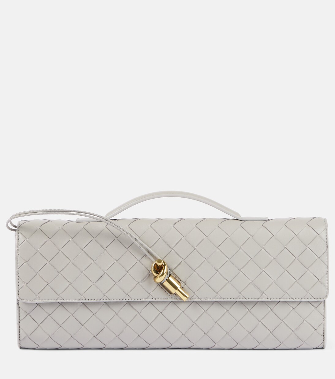 Andiamo Intrecciato leather clutch | Mytheresa (US/CA)