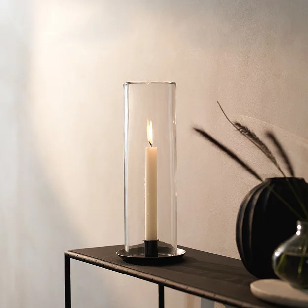Forged Iron Hurricane Dinner Candle Holder | The White Company UK & ROW