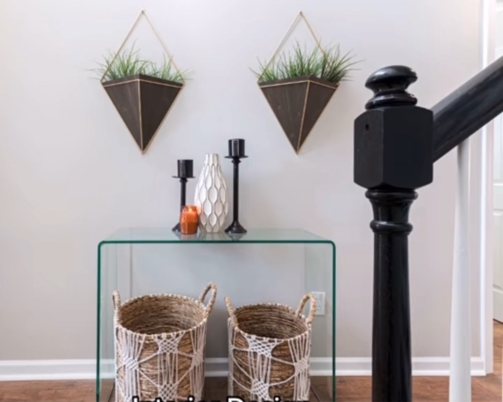 Narrow Walkways looks great with glass entry tables. Simple style tip to keep your entryway clean and modern 

#LTKStyleTip #LTKHome #LTKFindsUnder100