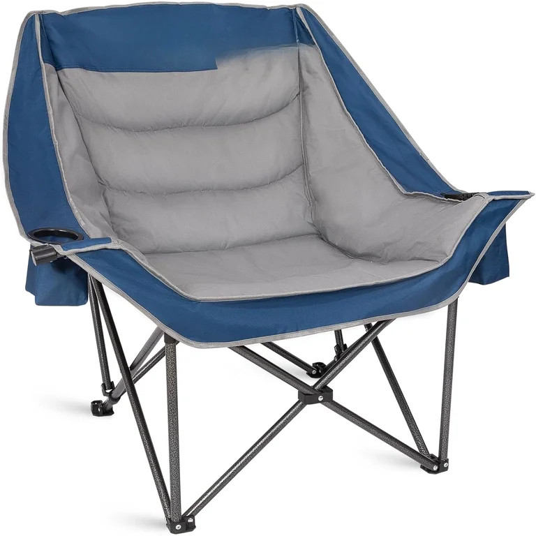 Oversized XL Camping Chair, Heavy Duty 500lbs Folding Couch for Adults, Padded Large Comfortable ... | Walmart (US)