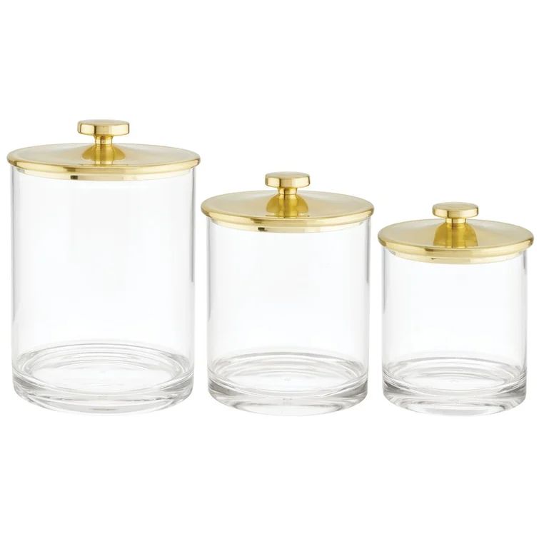 3 Piece Apothecary Jar Set (Set of 3) | Wayfair North America