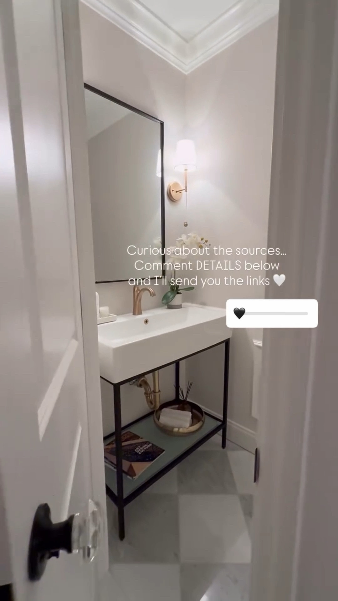 Powder Room Design -Small on space | Big on style 





Console Vanity
Brass Sconce Lighting
Deer Valley 
Brass Bathroom Accessories
Vanity Mirror
Soap Dispenser
Faux Orchid

@swissmadison @wayfair @wayfairprofessional

#LTKHome