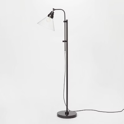 Glass Shepard Floor Lamp Black - Threshold™ designed with Studio McGee | Target