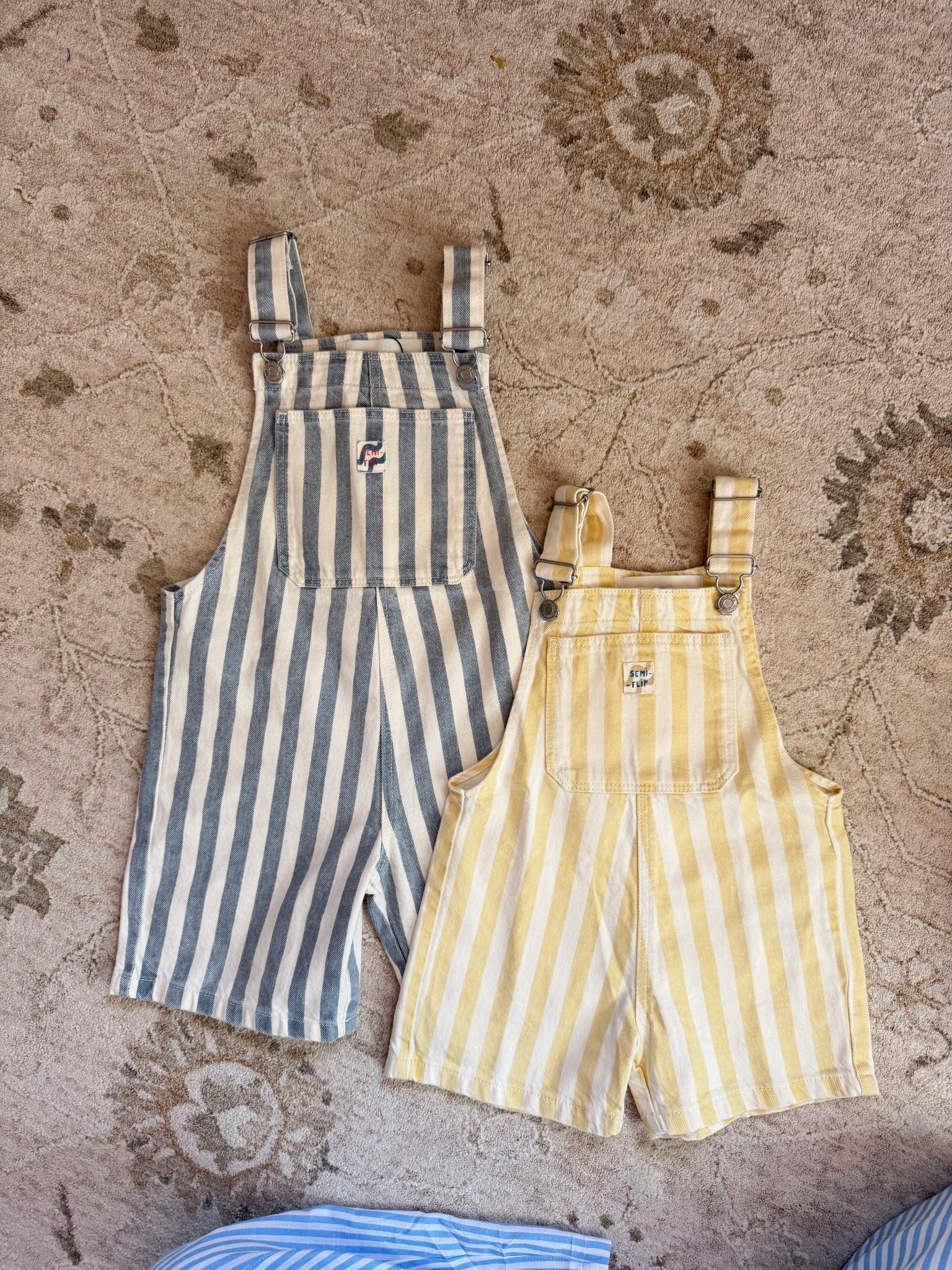 Coordinating overalls for my babies 🩵💛 can’t wait to style them in these on vacay!!! & all summer 🥰😍 I did 5 for Oliver and a size 1.5Y for Evelyn! Both fit great with room! 

Zara kids, striped overalls, overall season, vacation style, overalls for toddlers 

#LTKKids #LTKootd #LTKmomlife