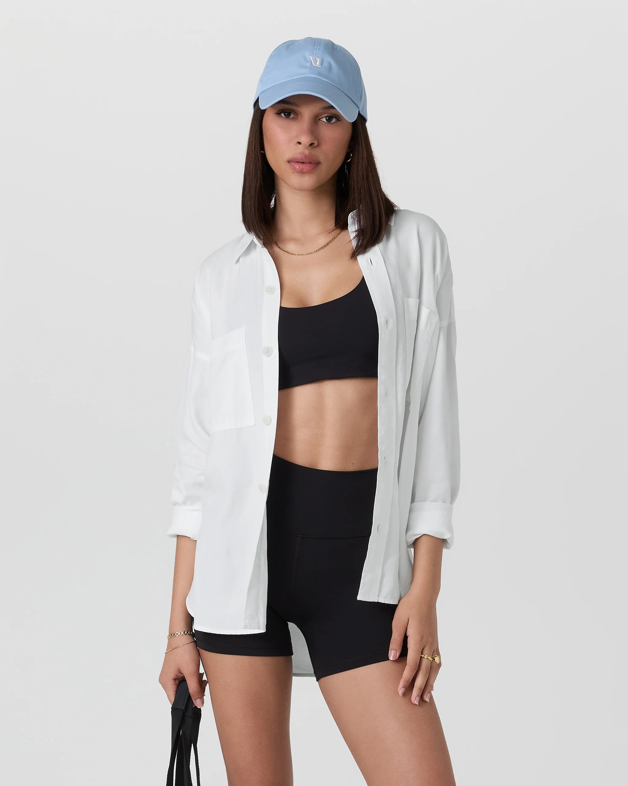 Trestles Twill Button Up – White – Vuori | Vuori Clothing (US & Canada)