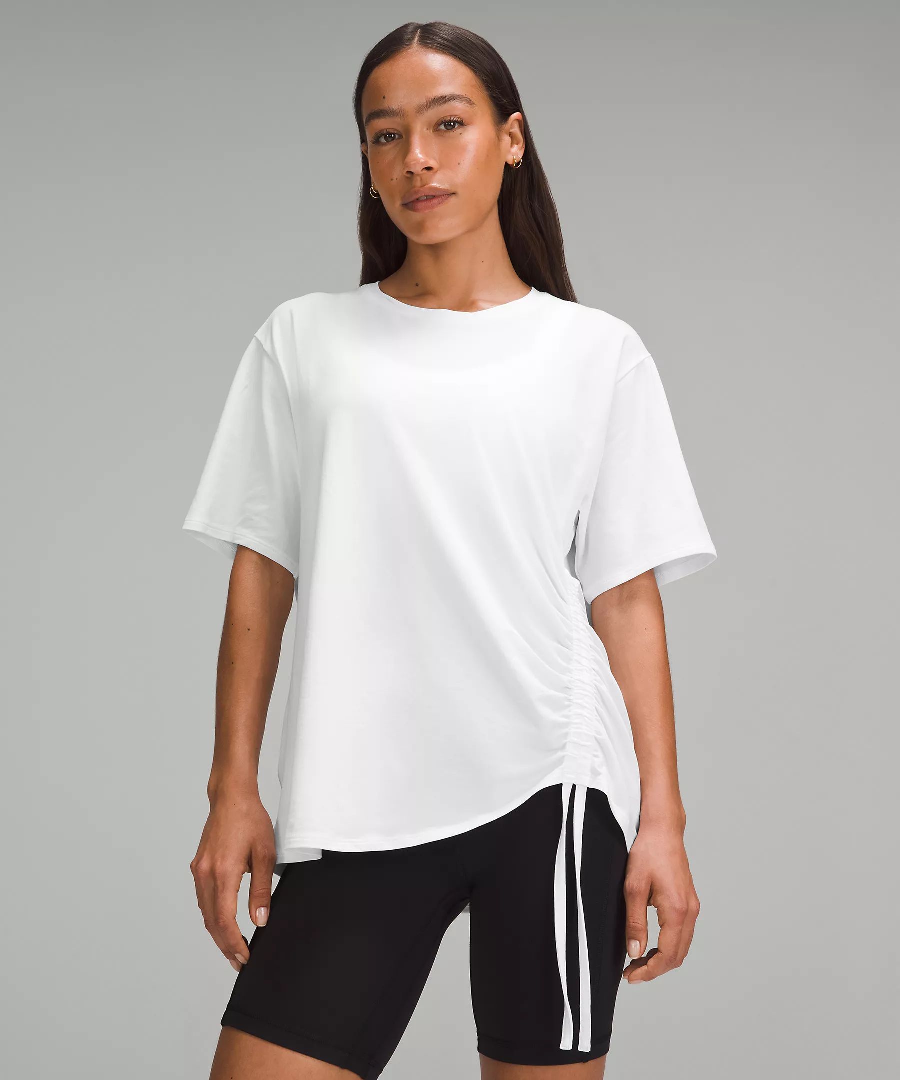 Side-Cinch Cotton T-Shirt | Lululemon (US)
