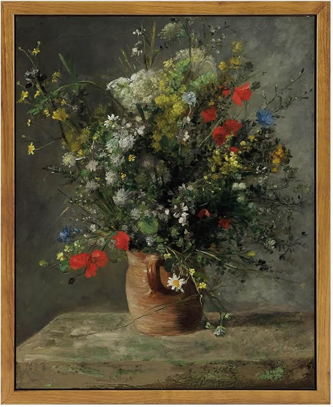 WITCOLOR Framed Large Canvas Wall Art, 12×16in Vintage Wall Art Decor for Living Room Retro Natu... | Amazon (US)