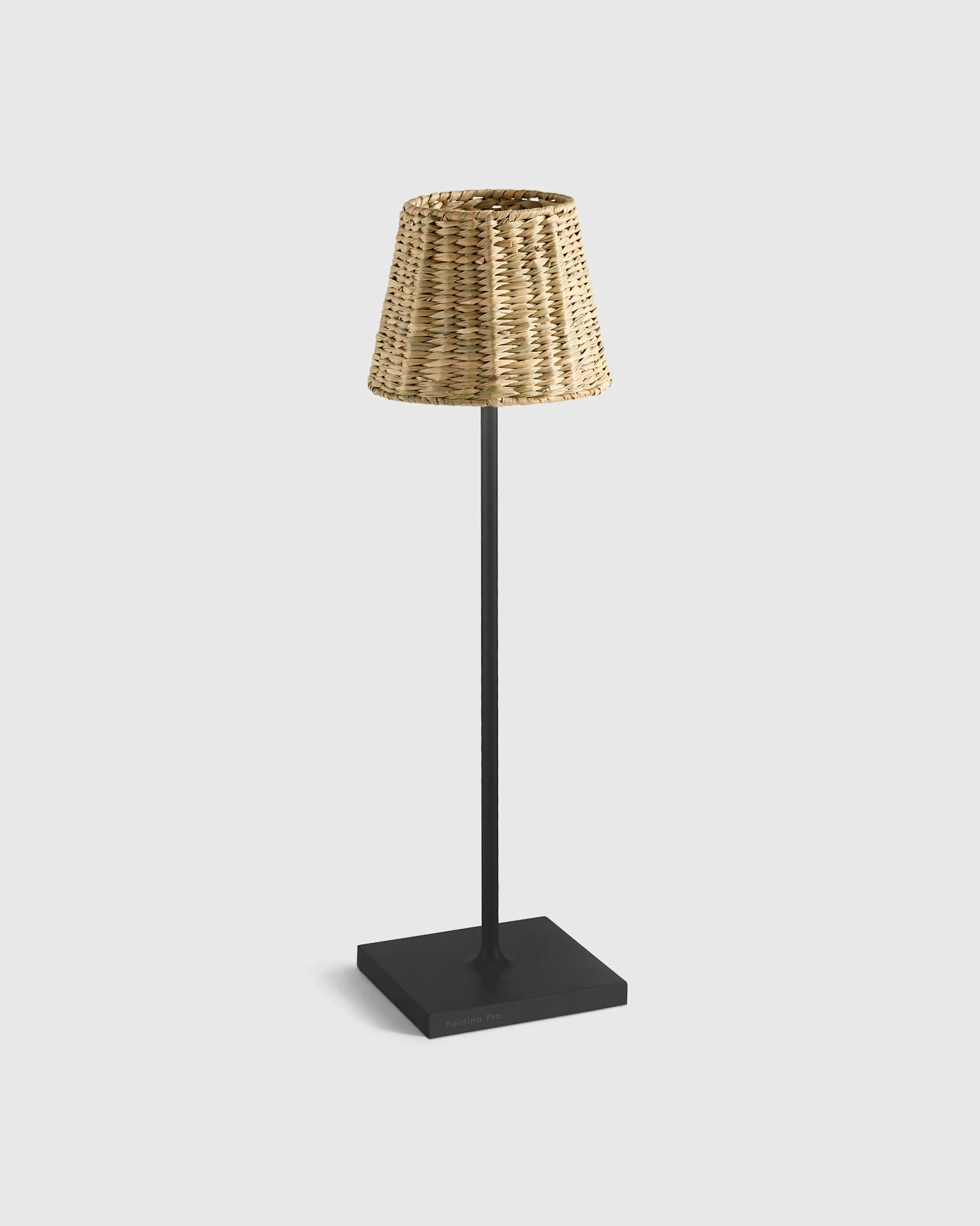 Poldina Pro Rechargeable Table Lamp with Seagrass Shade by Zafferano | Quince