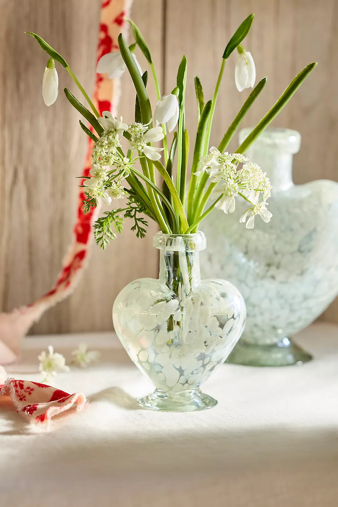 Glass Heart Bud Vase | Anthropologie (US)