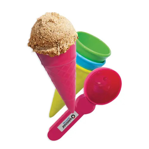 SPIELSTABIL Ice Cream 5 Piece Set with 4 Cones and a Scoop in Multi at Nordstrom | Nordstrom