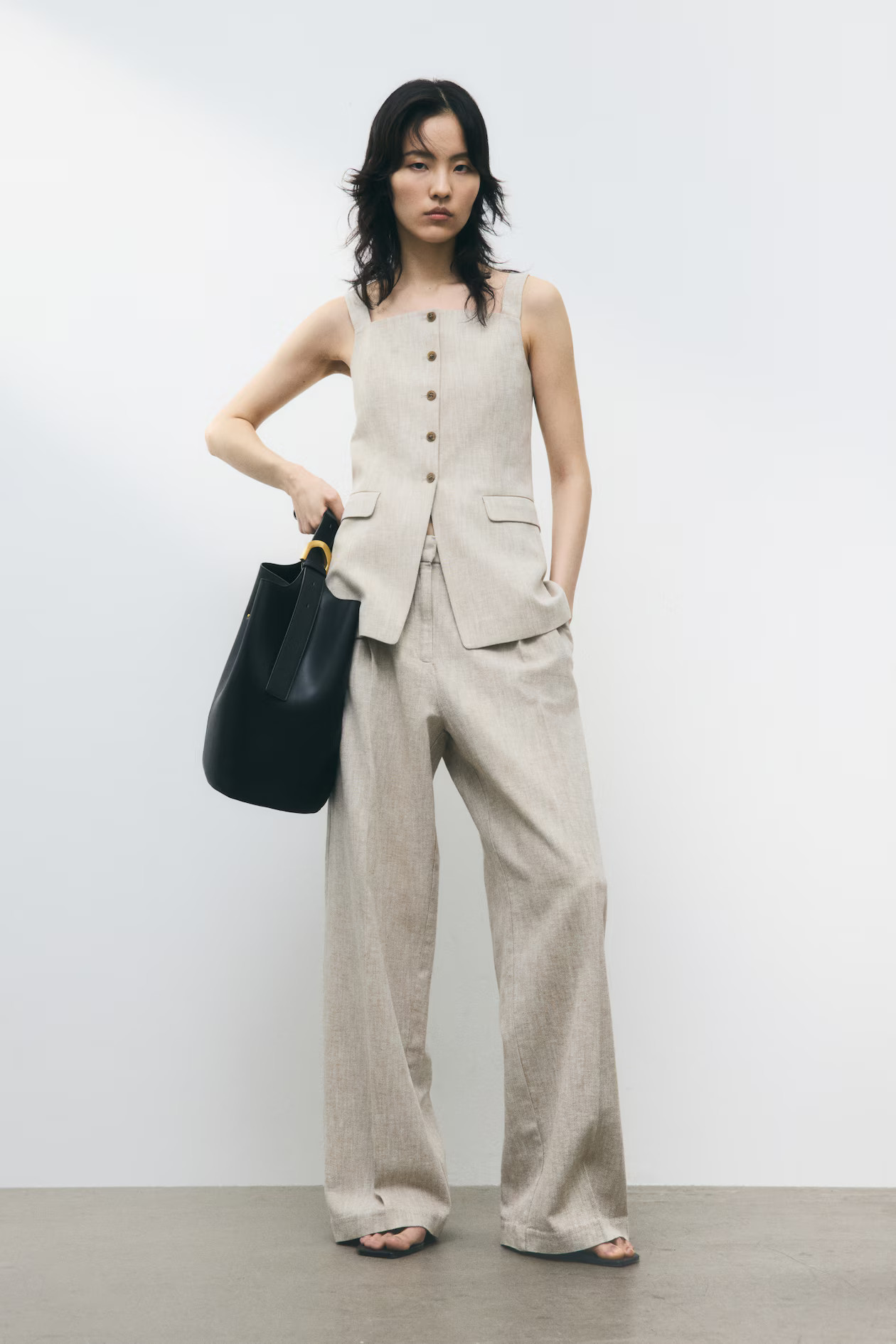 Top tipo panciotto lungo | H&M (FR, IT, ES, PT, BE)