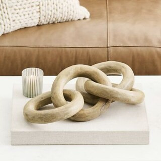 Mango Wood Chain Link | Grandin Road | Grandin Road