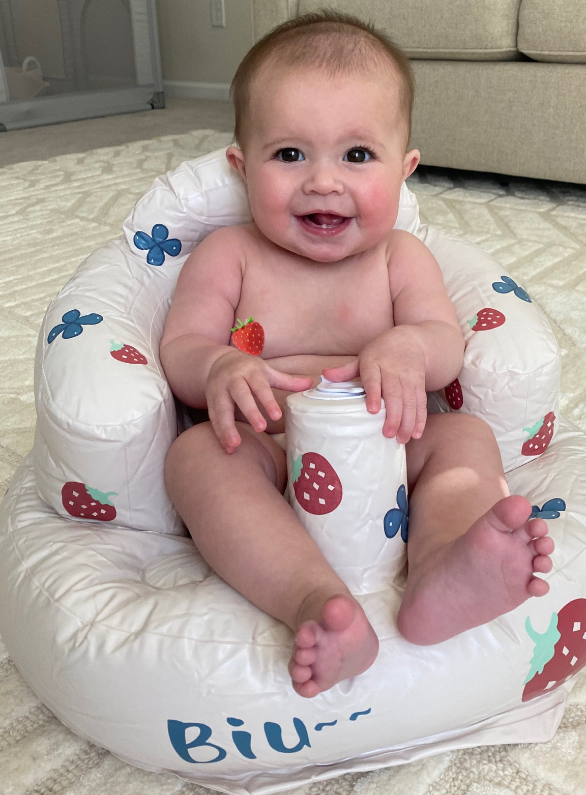 Inflatable baby chair🍓🫐

#LTKbaby #LTKkids