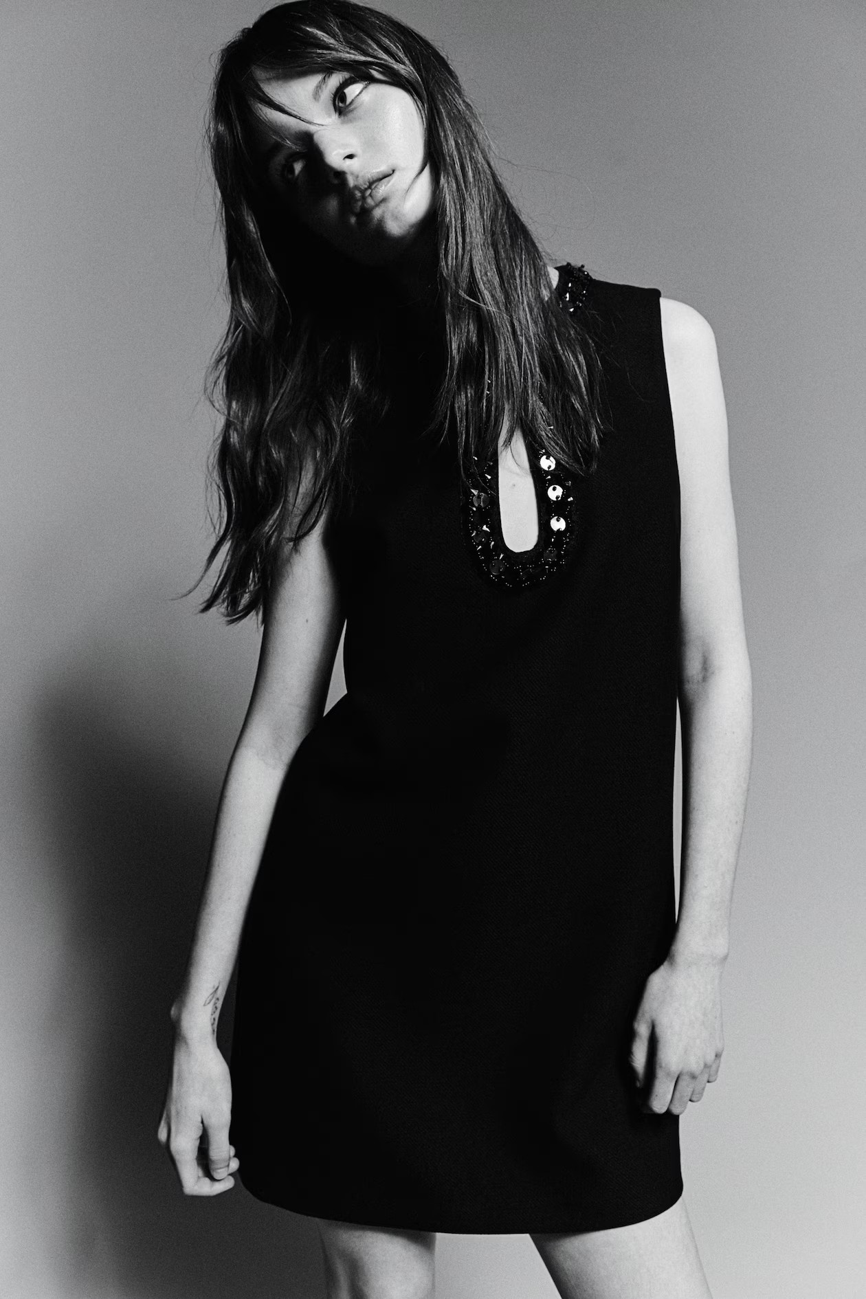 Embellished Dress - Black - Ladies | H&M US | H&M (US + CA)