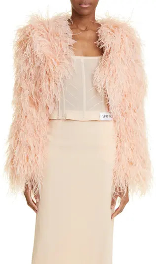 Ostritch Feather Bolero Jacket | Nordstrom